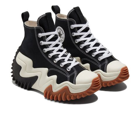 Converse En Plataforma, Bota Negra