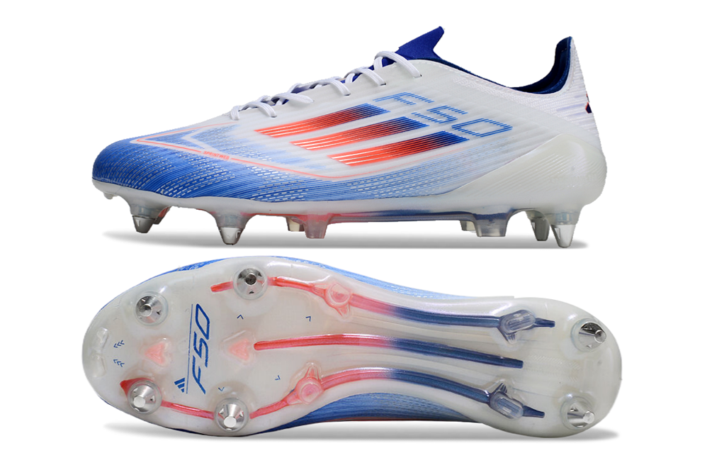 Guayo F50 Blanco Azul Tache Aluminio