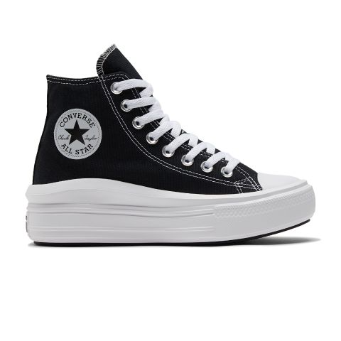 Converse botin negro plataforma online