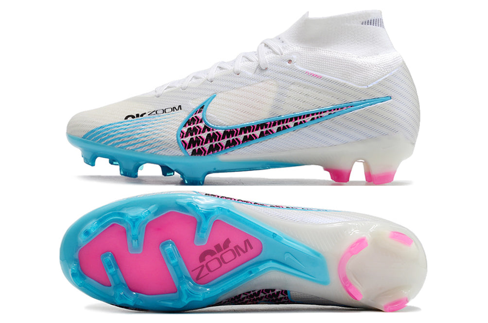 NIÑO Guayo Air Zoom Blanco Azul Bota