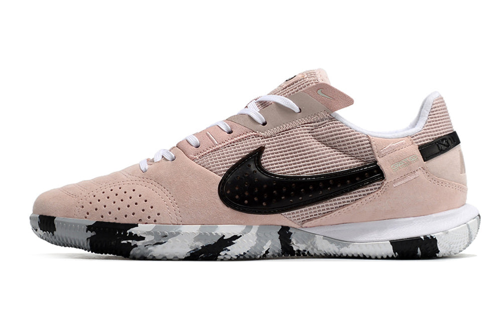 Futsala Nike Street Gato Suela Manchas Negra Gris