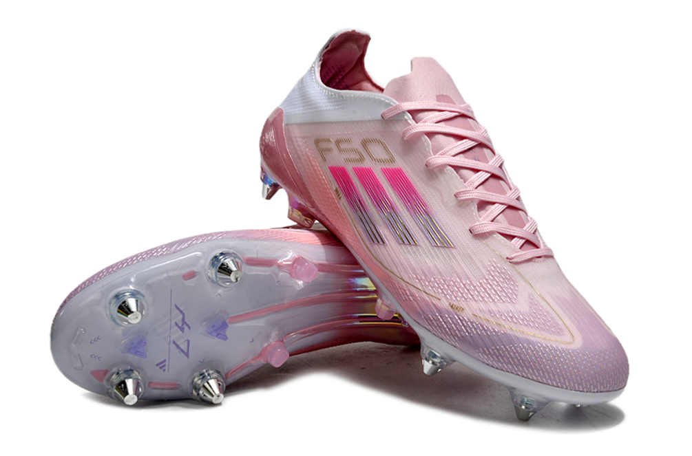 Guayo Adidas F50 Rosado Tache de Aluminio