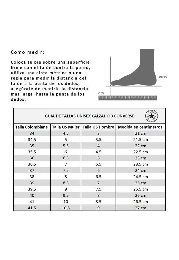Converse It's Okay To Wander Black Plataforma