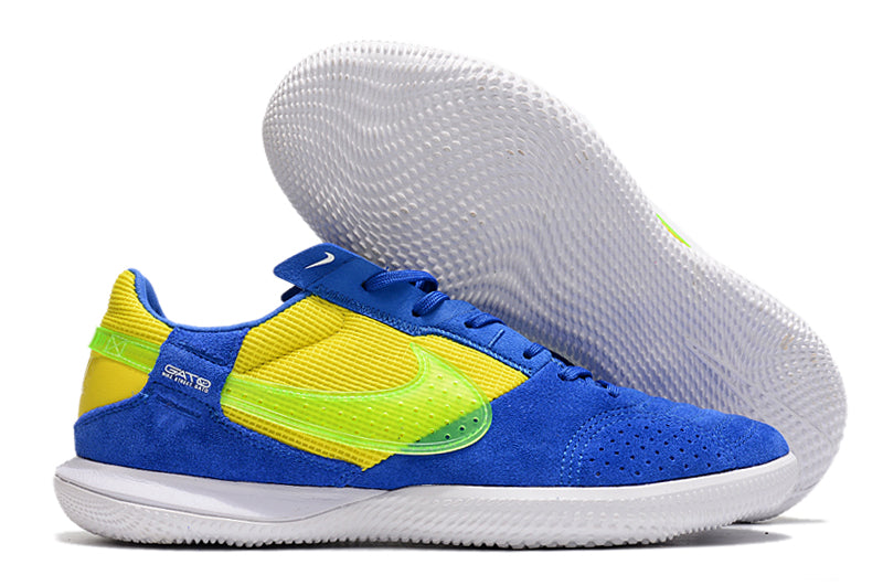Futsala Nike Street Gato Azul Amarillo