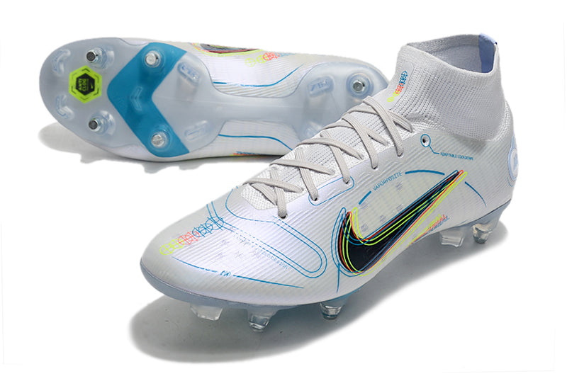 Guayo Nike Mercurial Blanco Tache Aluminio