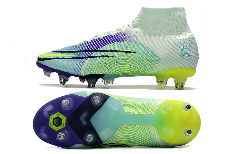 Guayo Nike Mercurial Morado Tache Aluminio
