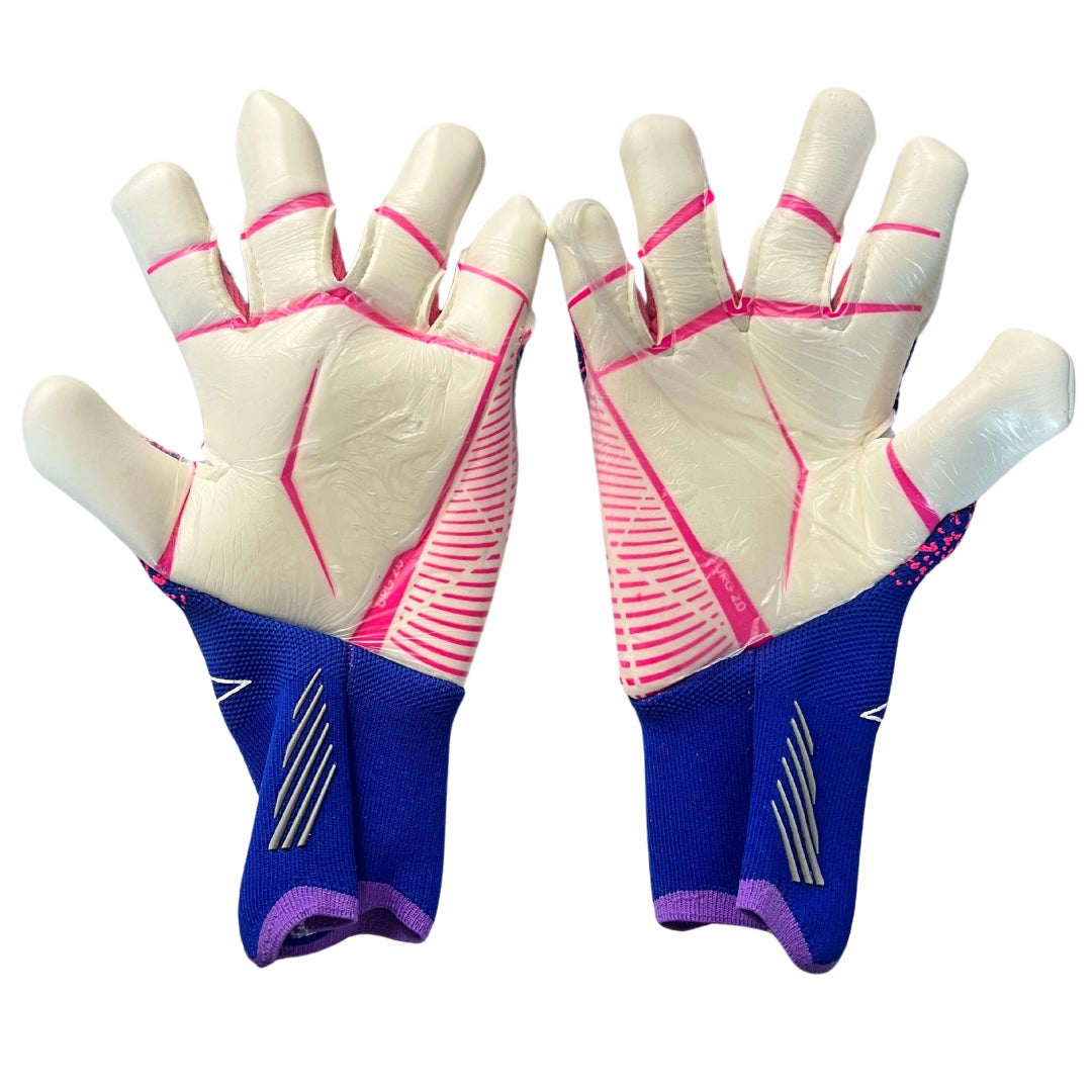 Guantes Adidas Predator Edge Azul Rosado