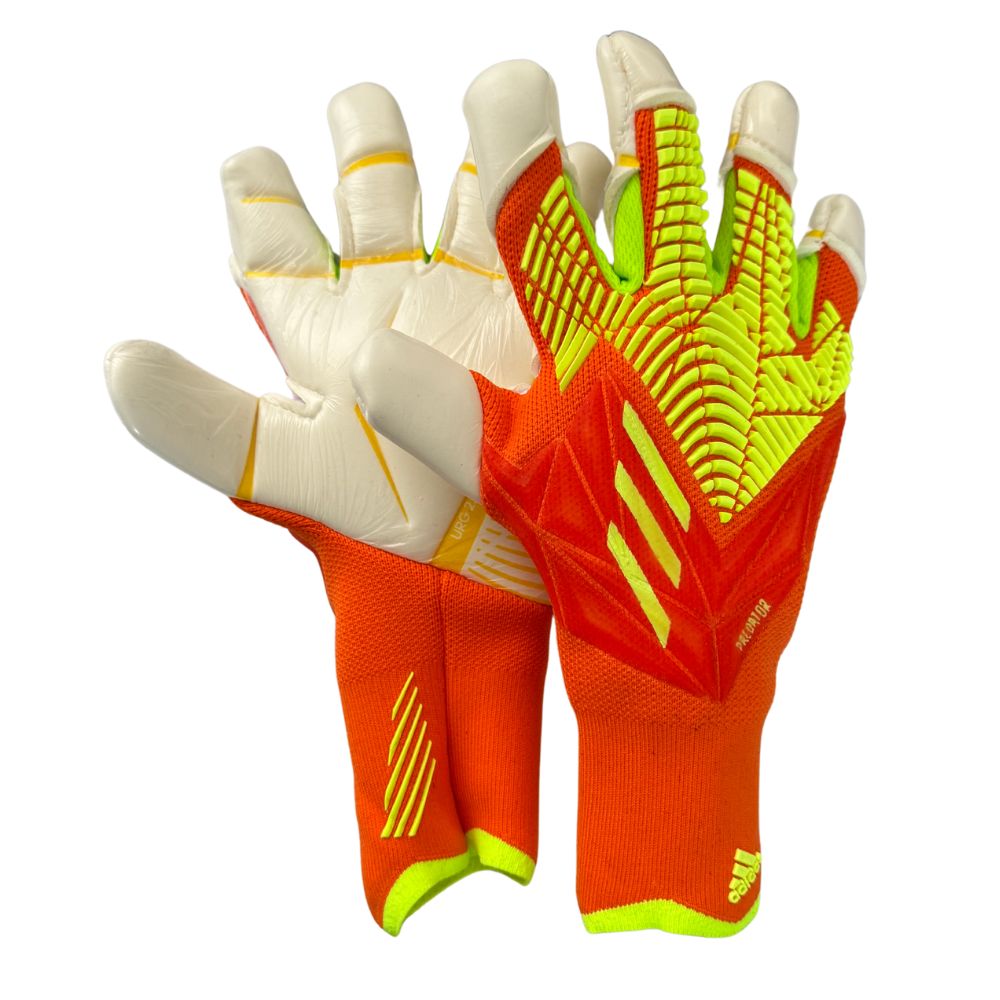 Guantes Adidas Predator Edge Naranja Verde