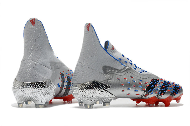 Guayo Predator Freak Plateado Rojo NIÑO-ADULTO