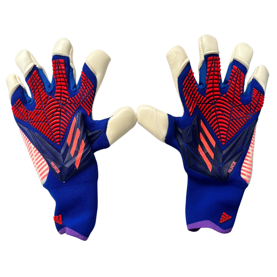 Guantes Adidas Predator Edge Azul Naranja