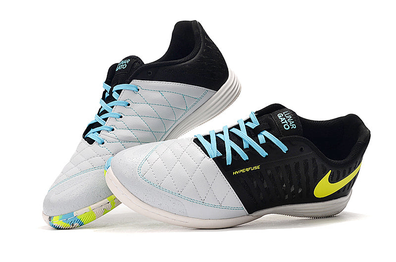 Futsal Nike Lunar Gato Gris Verde