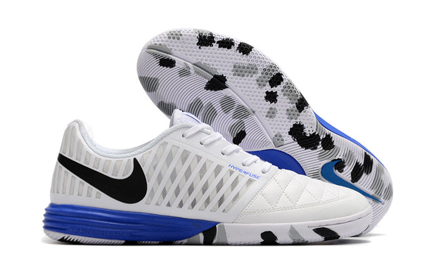 Futsal Nike Lunar Gato Blanco Azul NIÑO-ADULTO