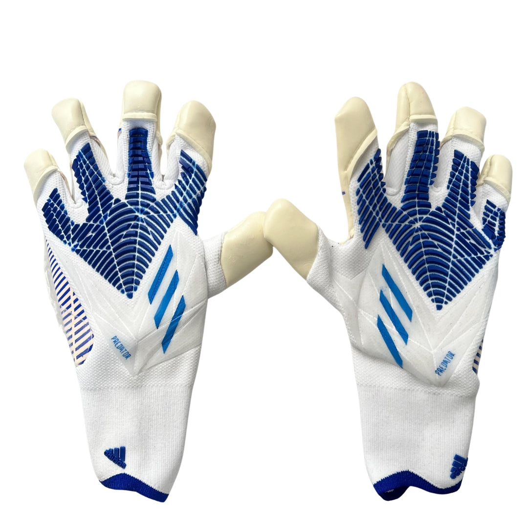 Guantes Adidas Predator Edge Blanco Azul