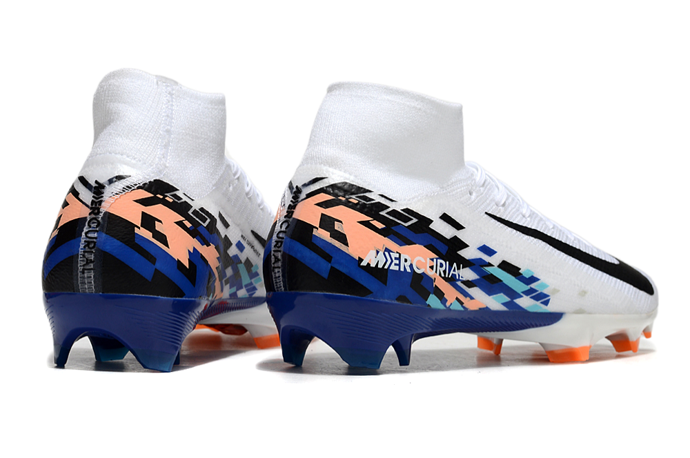 Guayo Nike Mercurial Bota Blanco Azul NIÑO-ADULTO