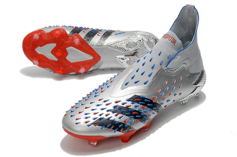 Guayo Predator Freak Plateado Rojo NIÑO-ADULTO