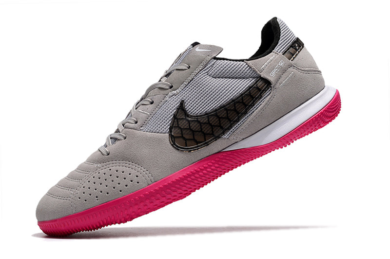 Futsala Nike Street Gato Gris Suela Fucsia