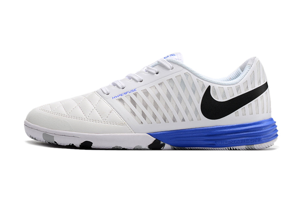Futsal Nike Lunar Gato Blanco Azul NIÑO-ADULTO