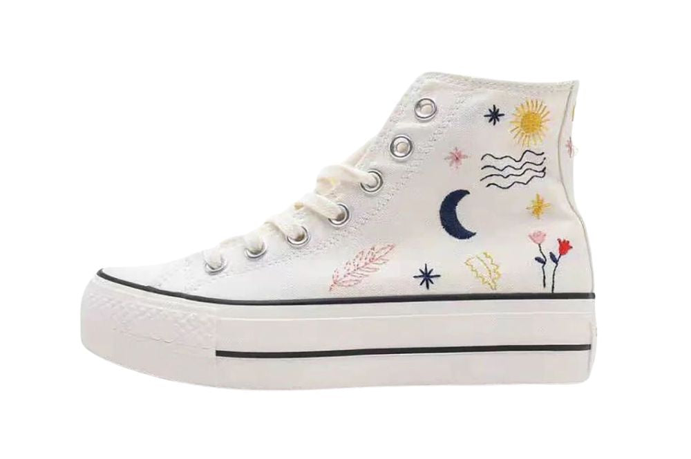 Converse It's Okay To Wander White Plataforma