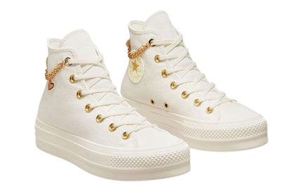 Converse Chuck Taylor All Star Gold Chain Plataforma