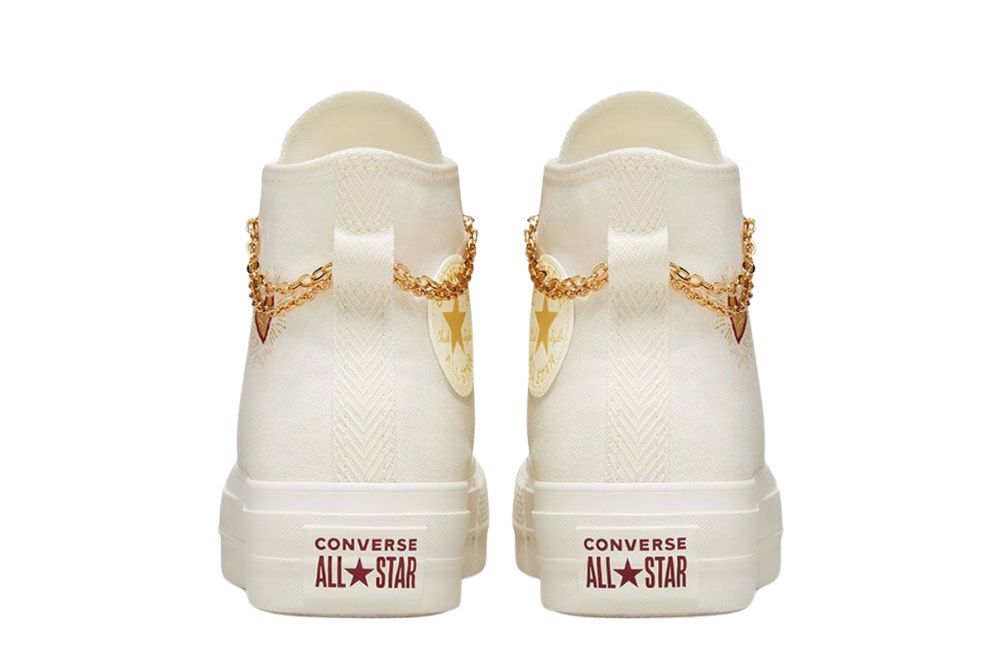 Converse Chuck Taylor All Star Gold Chain Plataforma