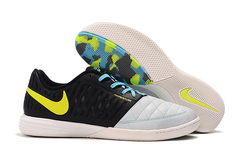 Futsal Nike Lunar Gato Gris Verde