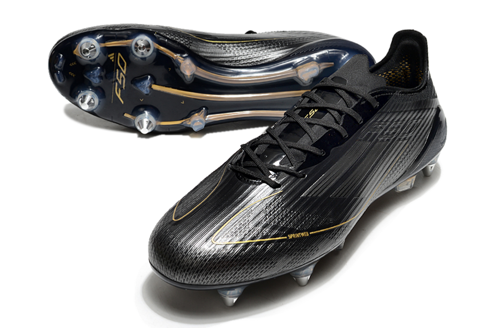 Guayo F50 Negro Dorado Tache Aluminio