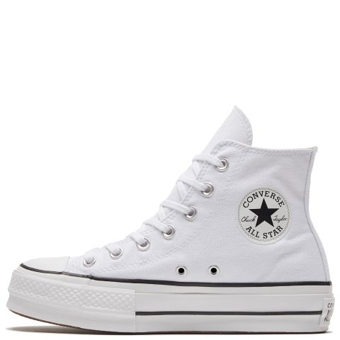 Converse plataforma best sale blancas bota