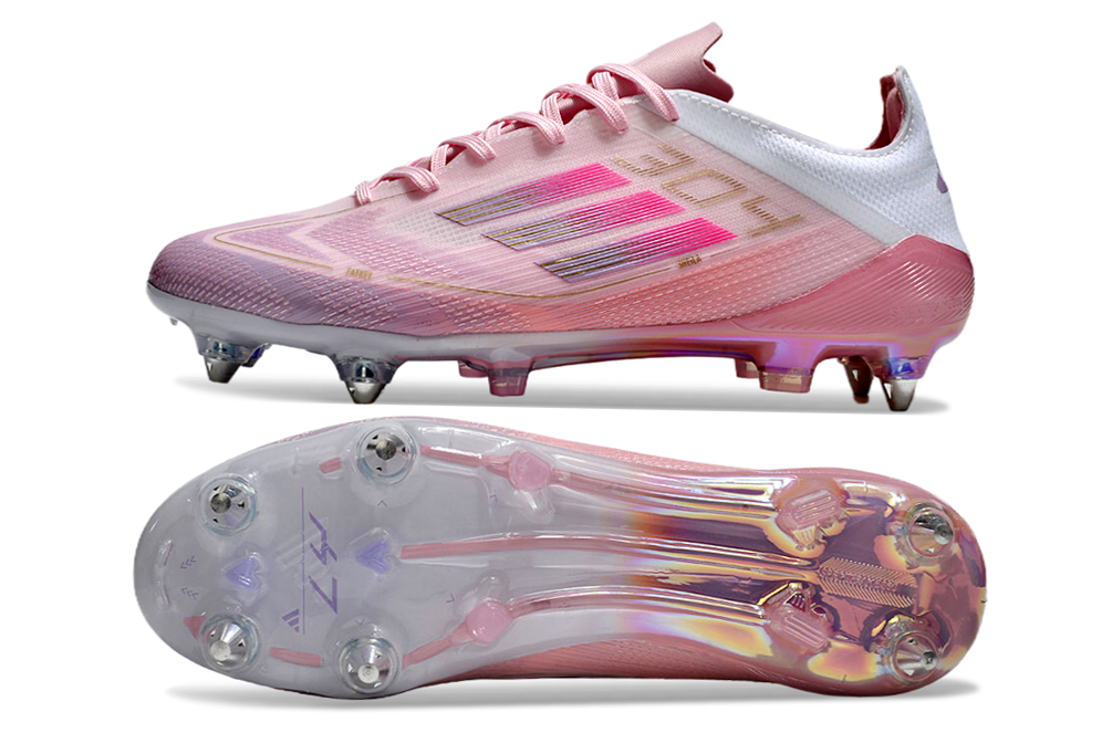 Guayo Adidas F50 Rosado Tache de Aluminio