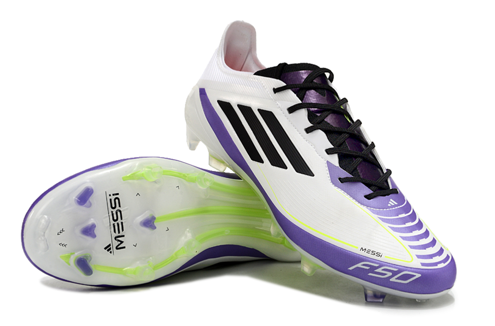 Guayo Adidas Messi F50 Blanco Morado