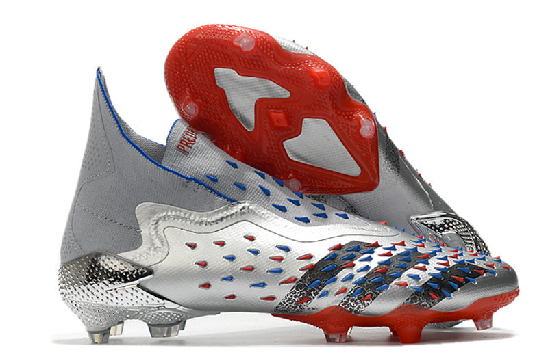 Guayo Predator Freak Plateado Rojo NIÑO-ADULTO