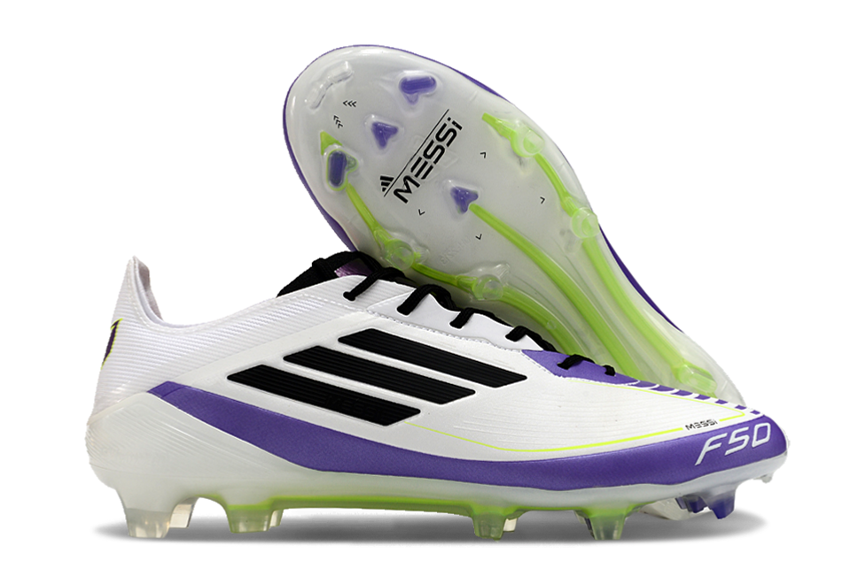 Guayo Adidas Messi F50 Blanco Morado