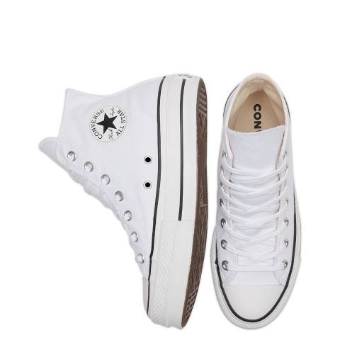 Converse En Plataforma Bota Blanca