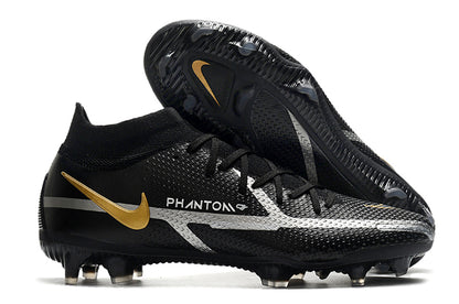 Guayo Nike Phantom Negro Dorado