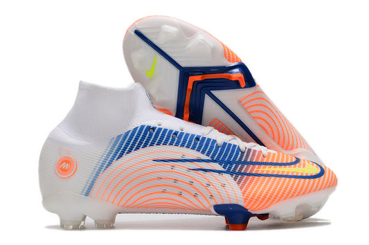 Guayo Nike Mercurial Blanco Naranja Bota