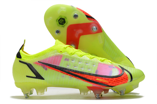 Guayo Nike Mercurial Amarillo Verde Tache Aluminio