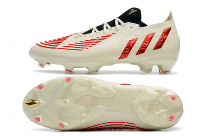 Guayo Adidas Predator Edge Blanco Rojo