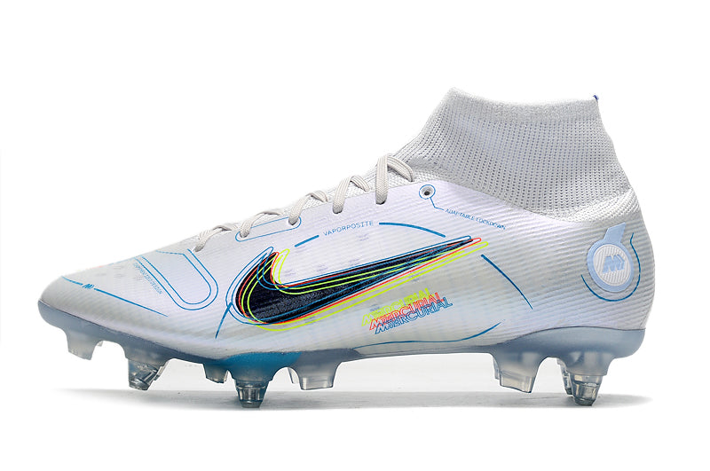 Guayo Nike Mercurial Blanco Tache Aluminio