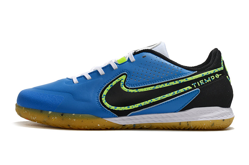 Tenis futsal hot sale nike tiempo azul