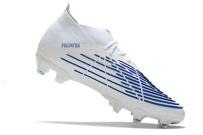 Guayo Adidas Predator Edge Blanco Azul Cordon